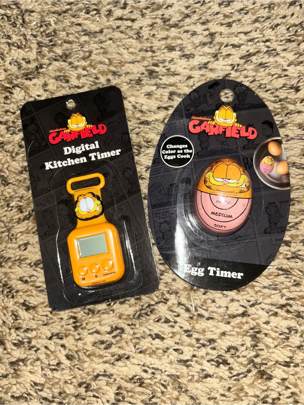 Garfield Digital Kitchen Timer & Egg Timer Set